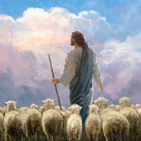 Jesus Shepherd Lord Is My Shepherd The Good Shepherd Jesus And Mary