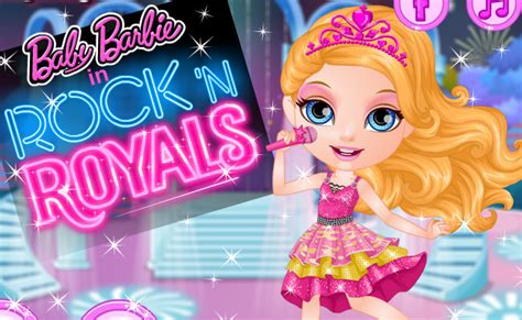 New Baby Barbie Dress Up Games , Baby Barbie in Rock 'N Royals | RainbowDressup.com