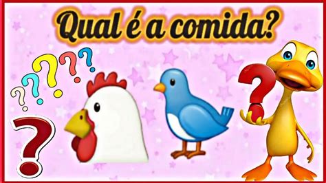 ADIVINHE A COMIDA PELO EMOJI Quiz De Comida Emojis YouTube