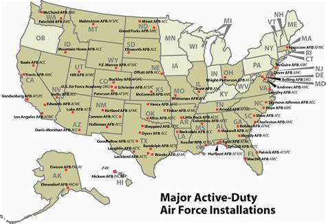 Air force Bases In Europe Map | secretmuseum