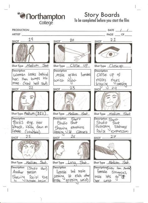 8 Idées De Storyboard Template Story Board Ecole Cinema Roman Photo