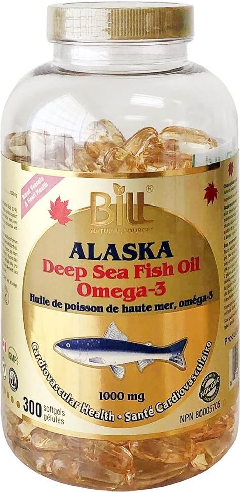 Amazon Aceite de pescado de Alaska Deep Sea Omega 3 300 cápsulas