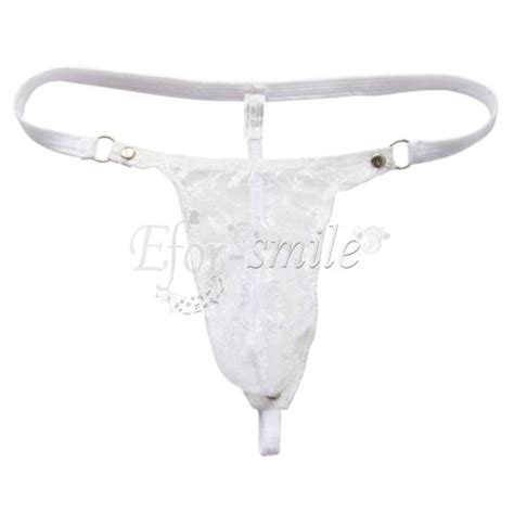 Sexy Mens Crossdress Lace Sissy Pouch Panties Bikini Thong Briefs Gay Underwear Ebay