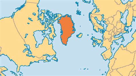 Greenland Location On World Map