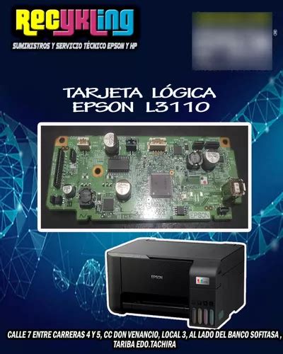 Placa Lógica Epson L3110 MercadoLibre