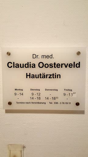 Zahnarzt Berlin Mitte Dr Med Claudia Oosterveld Dermatologist