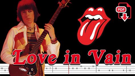 The Rolling Stones Love In Vain Bass Tabs Notation Chamisbass