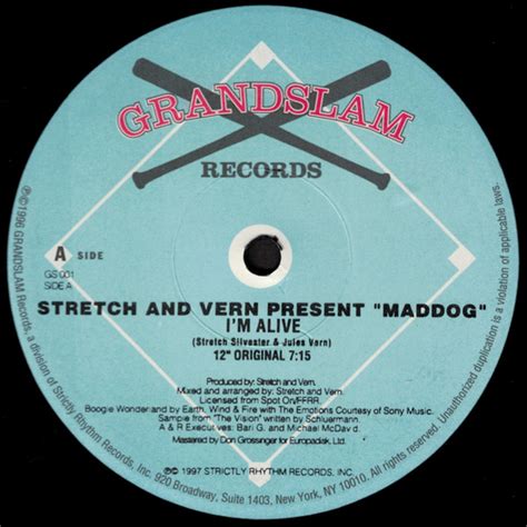 Stretch And Vern Present Maddog Im Alive 1997 Vinyl Discogs