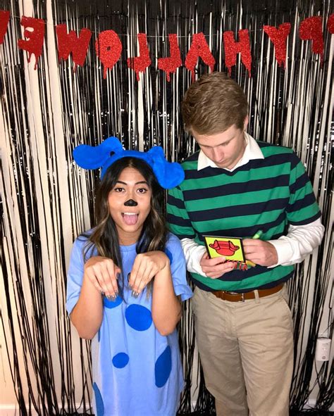 Blue’s Clues Halloween Costume | Couples costumes, Diy couples costumes ...