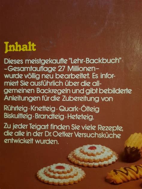 Dr Oetker Backen Macht Freude Ausgabe 1979 EBay