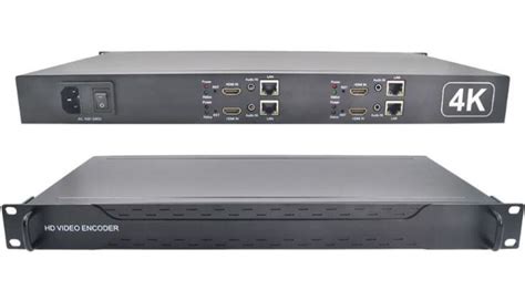 K H Hevc Ch Hdmi U Rack Mounted Iptv Encoder To Rtmp Rtsp