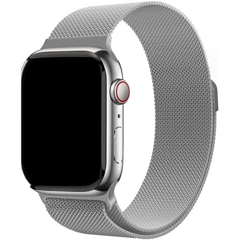 Ремешок для умных часов uBear Spark для Apple Watch M/L серебристый ...