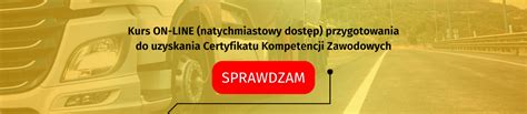 Kurs Certyfikat Kompetencji Zawodowych Przewo Nika Transport