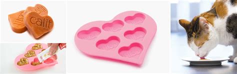 Catit Creamy Heart Shaped Silicone Ice Tray Products