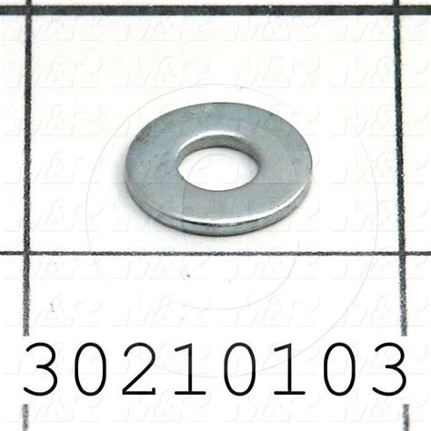 30210103 Washers And Shims Steel Flat Washer Type 10 Screw Size