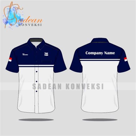 Jual Seragam Kerja Baju Kerja Kemeja Kerja Lengan Pendek Perusahaan