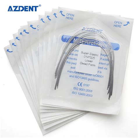 Dental Orthodontic Used Ovoid Round Elastic Niti Arch Wire China