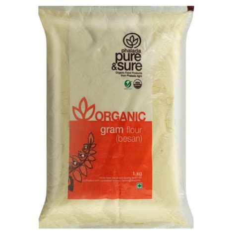 Phalada Pure Sure Organic Besan Gram Flour 1 Kg JioMart