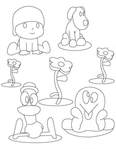 Pocoyo Coloring Pages