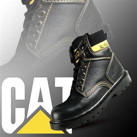 Sepatu Safety Caterpillar Caterpilar Boots Angkle Boot Kulit Asli