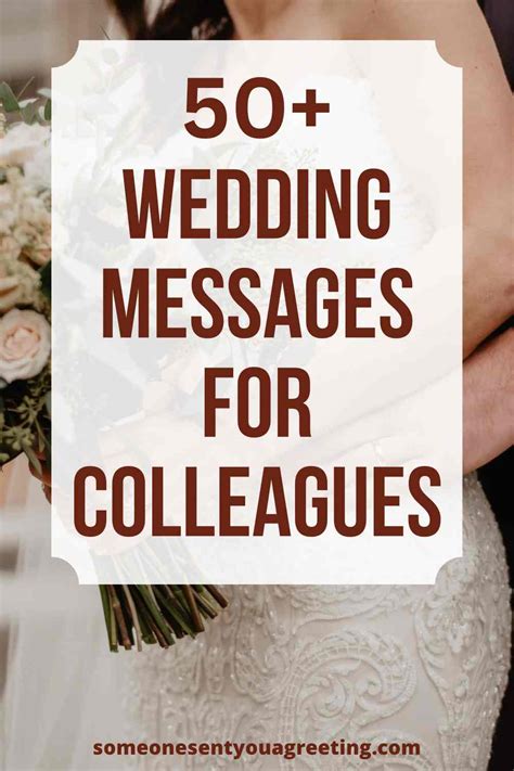 50+ Wedding Messages for Colleagues to Congratulate Them - Someone Sent ...