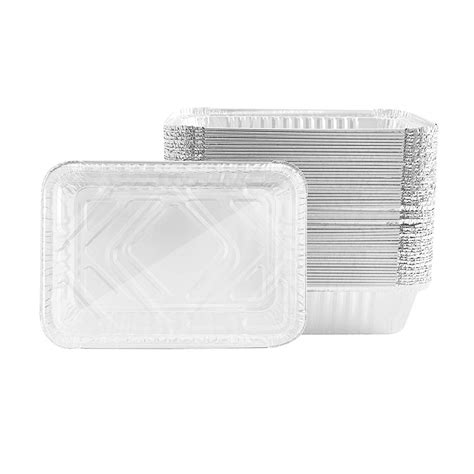 Olymajy Aluminium Foil Food Containers Disposable Foil Pan 25 Pcs