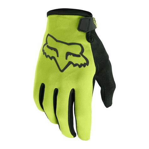 Pánske Cyklo Rukavice Fox Ranger Glove Fluo Yellow