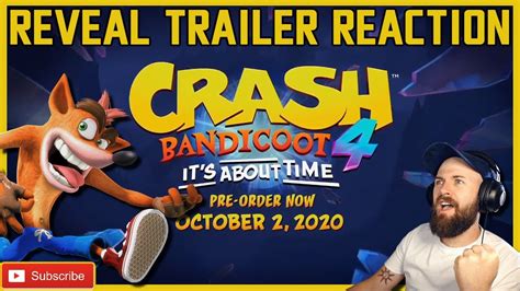 Crash Bandicoot 4 Trailer Reaction Crash Bandicoot 4 Its About Time