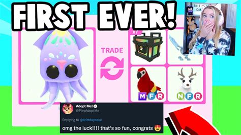 I Traded The FIRST RGB SQUID In Adopt Me YouTube