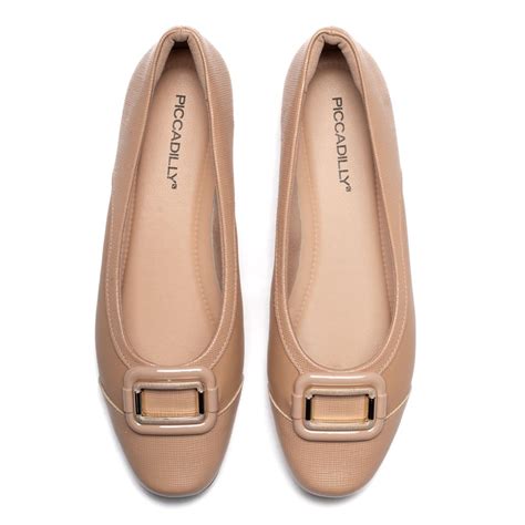 Sapatilha Piccadilly Feminina Nude Bege