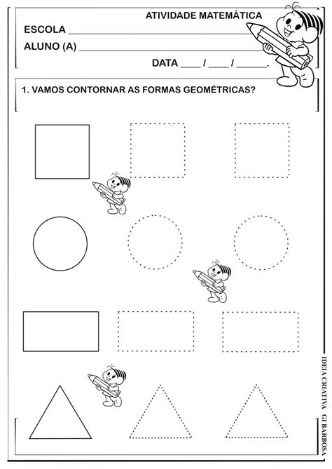 Atividade Das Formas Geometricas Educação Infantil - 10