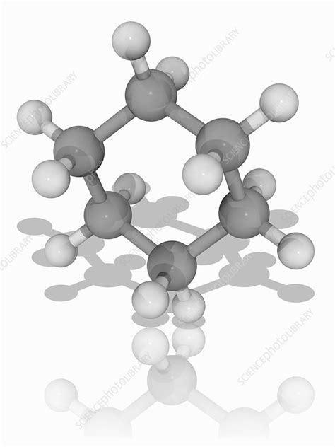 Cyclohexane Organic Compound Molecule Stock Image F0169673