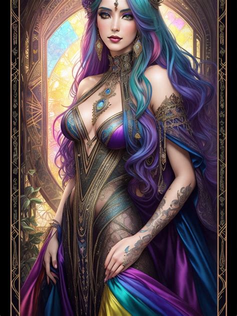 Tarot Card The Lovers Beautiful Sexy Woman Rain 1 By Arrojado On Deviantart