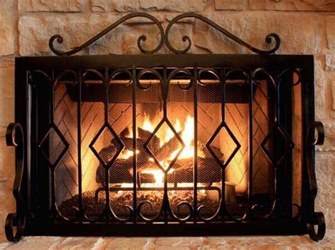 Iron Works Fireplace Screens Mriya Net