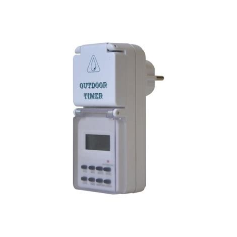 Minuteur extérieur digital hebdomadaire 16A 230V IP44 Lumimania