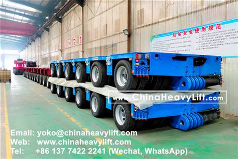 Modular Trailers Hydraulic Multi Axle Trailer CHINA HEAVY LIFT