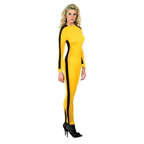 Yellow Jumpsuit Costume Women's | Bruce Lee Store