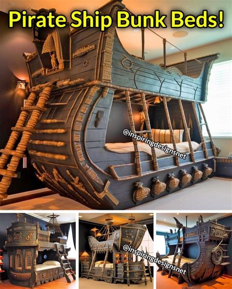 Pirate Ship Bunk Beds Kid Beds Modern Kids Bedroom