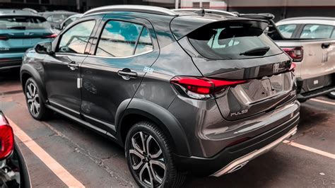 Fiat Pulse Cinza Silverstone Com Teto Preto Vulcano New Pulse 2022