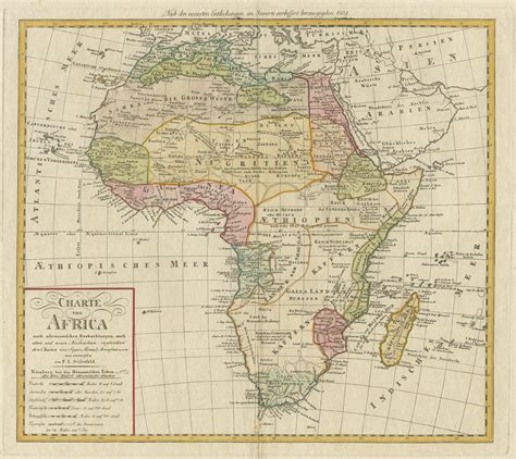 antique map  africa  homann heirs   sale  stdibs