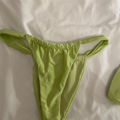 Nwt Lime Green Glassons Bikini Never Worn Or Tried Depop