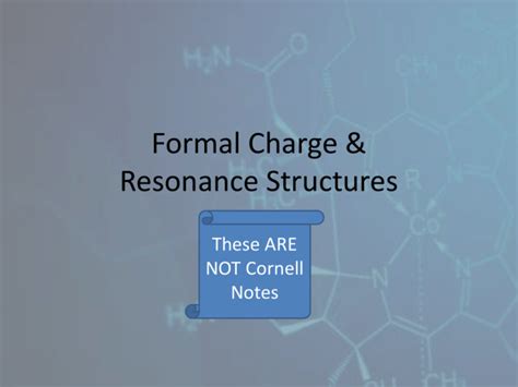 Resonance Structures