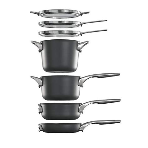 Calphalon 15 Piece Pots And Pans Set Stackable Nonstick Kitchen