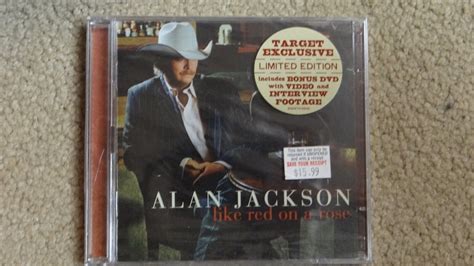 Like Red On A Rose Cd Dvd 2006 By Alan Jackson Ex Library For Sale