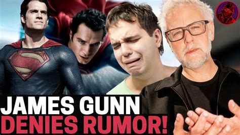 Dc Studios Head James Gunn Shuts Down Henry Cavill Rumors Says There