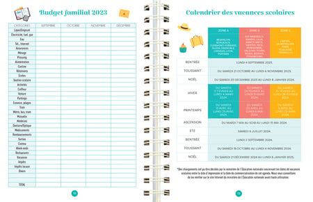 Agenda Familial Famille Nombreuse Avec Marie Alix Jeanson M Moniak