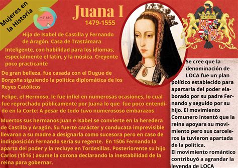 Juana I La Loca Historias Geograf As Y Artes