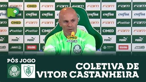 Ao Vivo Coletiva De Vitor Castanheira P S Jogo Palmeiras X Am Rica