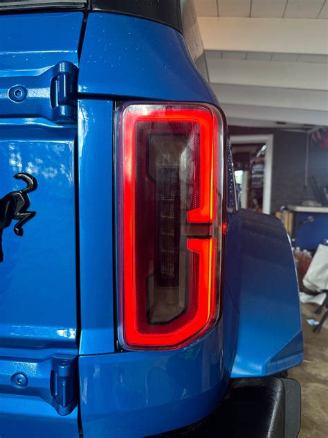 Tail Light Lens Vinyl Tint 2021 2023 Broncon Anchor Room