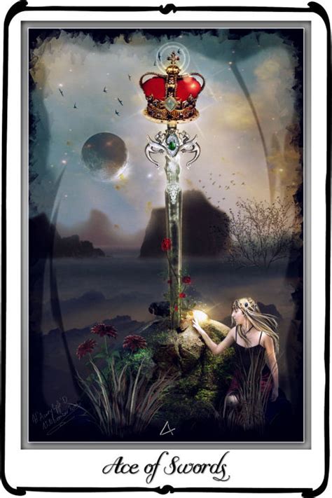 Tarot Ace Of Swords By Azurylipfe On Deviantart